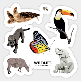 Save beautiful Wildlife Sticker